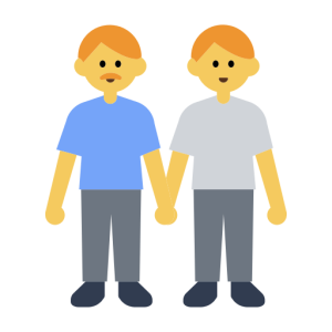Emojidex 👬 Men Holding Hands