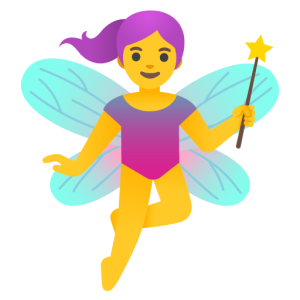 Google 🧚‍♀️ Woman Fairy