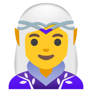 Google 🧝‍♀️ Woman Elf