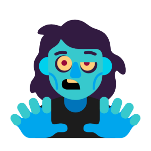 Microsoft 🧟‍♀️ Woman Zombie