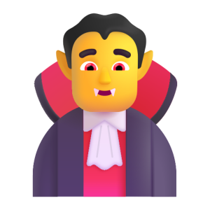 Microsoft 🧛‍♂️ Man Vampire