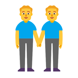 Microsoft 👬 Men Holding Hands