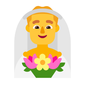 Whatsapp 👰‍♂️ Man with Veil