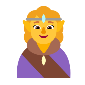 Microsoft 🧝‍♀️ Woman Elf