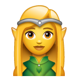Whatsapp 🧝‍♀️ Woman Elf