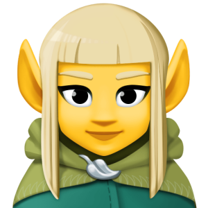 Facebook 🧝‍♀️ Woman Elf