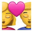 Skype 👩‍❤️‍💋‍👨 Kiss: Woman & Man