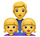 Skype 👨‍👧‍👧 Family: Man & Girl & Girl