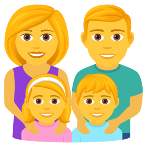 Openmoji👨‍👩‍👧‍👦 Family: Man & Woman & Girl & Boy