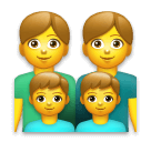 Joypixels 👨‍👨‍👦‍👦 Family: Man & Man & Boy & Boy