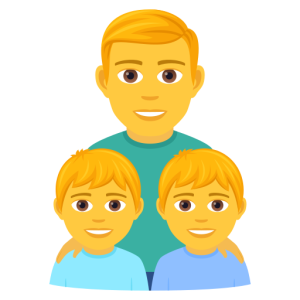 Joypixels 👨‍👦‍👦 Family: Man & Boy & Boy