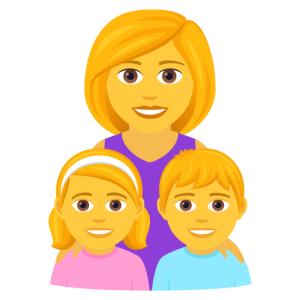 Joypixels 👩‍👧‍👦 Family: Woman & Girl & Boy
