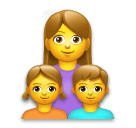 Openmoji👩‍👧‍👦 Family: Woman & Girl & Boy