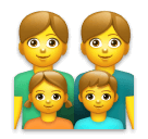 Openmoji👨‍👨‍👧‍👦 Family: Man & Man & Girl & Boy