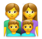 Joypixels 👨‍👩‍👦‍👦 Family: Man & Woman & Boy & Boy