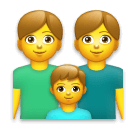 Openmoji👨‍👨‍👦 Family: Man & Man & Boy