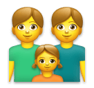 Openmoji👨‍👨‍👧 Family: Man & Man & Girl