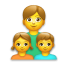 Openmoji👨‍👧‍👦 Family: Man & Girl & Boy