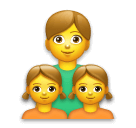 Openmoji👨‍👧‍👧 Family: Man & Girl & Girl