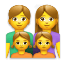 Joypixels 👨‍👩‍👧‍👧 Family: Man & Woman & Girl & Girl