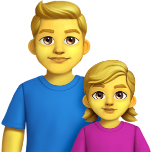 Emojidex 👨‍👧 Family: Man & Girl