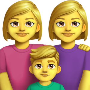 Openmoji👩‍👩‍👧 Family: Woman & Woman & Girl
