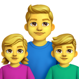 Emojidex 👨‍👧‍👦 Family: Man & Girl & Boy