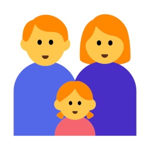 Openmoji👨‍👩‍👧 Family: Man & Woman & Girl