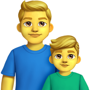 Emojidex 👨‍👦 Family: Man & Boy
