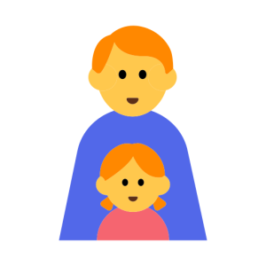 Messenger👨‍👧 Family: Man & Girl