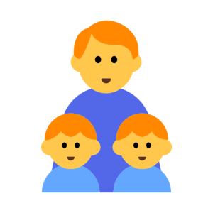 Messenger👨‍👦‍👦 Family: Man & Boy & Boy
