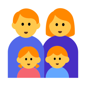 Emojidex 👨‍👩‍👧‍👦 Family: Man & Woman & Girl & Boy