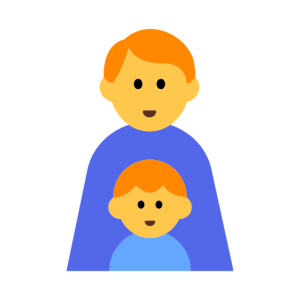 Messenger👨‍👦 Family: Man & Boy