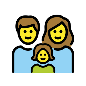 Emojidex 👨‍👩‍👧 Family: Man & Woman & Girl
