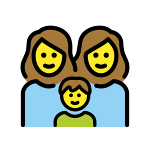 Messenger👩‍👩‍👧 Family: Woman & Woman & Girl