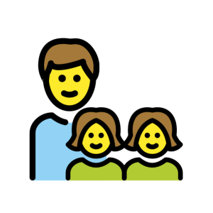 LG👨‍👧‍👧 Family: Man & Girl & Girl