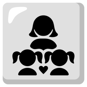 Google 👩‍👧‍👧 Family: Woman & Girl & Girl
