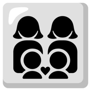 Google 👩‍👩‍👦‍👦 Family: Woman & Woman & Boy & Boy