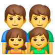 Samsung 👨‍👨‍👧‍👦 Family: Man & Man & Girl & Boy