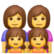 Samsung 👩‍👩‍👧‍👧 Family: Woman & Woman & Girl & Girl