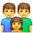 Samsung 👨‍👨‍👧 Family: Man & Man & Girl
