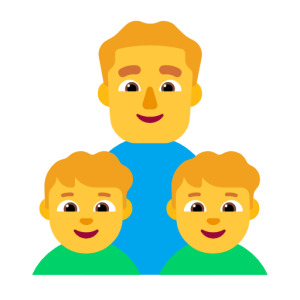 Microsoft 👨‍👦‍👦 Family: Man & Boy & Boy