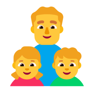 Microsoft 👨‍👧‍👦 Family: Man & Girl & Boy