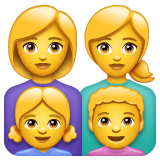 Microsoft 👩‍👩‍👧‍👦 Family: Woman & Woman & Girl & Boy