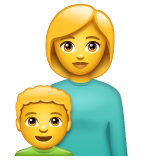 Whatsapp 👩‍👦 Famille : Femme et Garçon