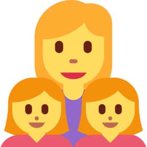 Twitter 👩‍👧‍👧 Family: Woman & Girl & Girl
