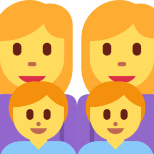 Twitter 👩‍👩‍👦‍👦 Family: Woman & Woman & Boy & Boy