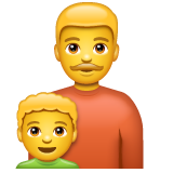 Whatsapp 👨‍👦 Family: Man & Boy
