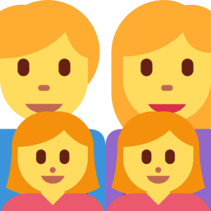 Twitter 👨‍👩‍👧‍👧 Family: Man & Woman & Girl & Girl