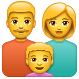 Whatsapp 👨‍👩‍👦 Family: Man & Woman & Boy